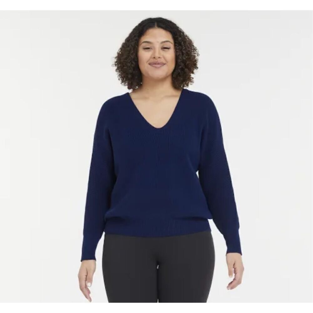 Philosophy Women's Drop Shoulder Pointelle Sleeve Sweater Size Medium NWOT